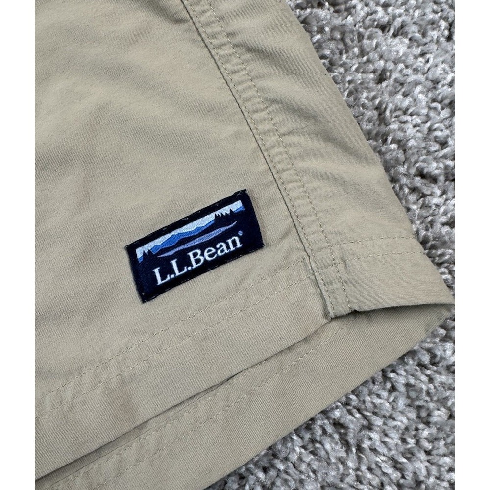 LL Bean Mens Mesh Lined Swim Shorts Beige Outdoors XL Read - Picture 1 of 10